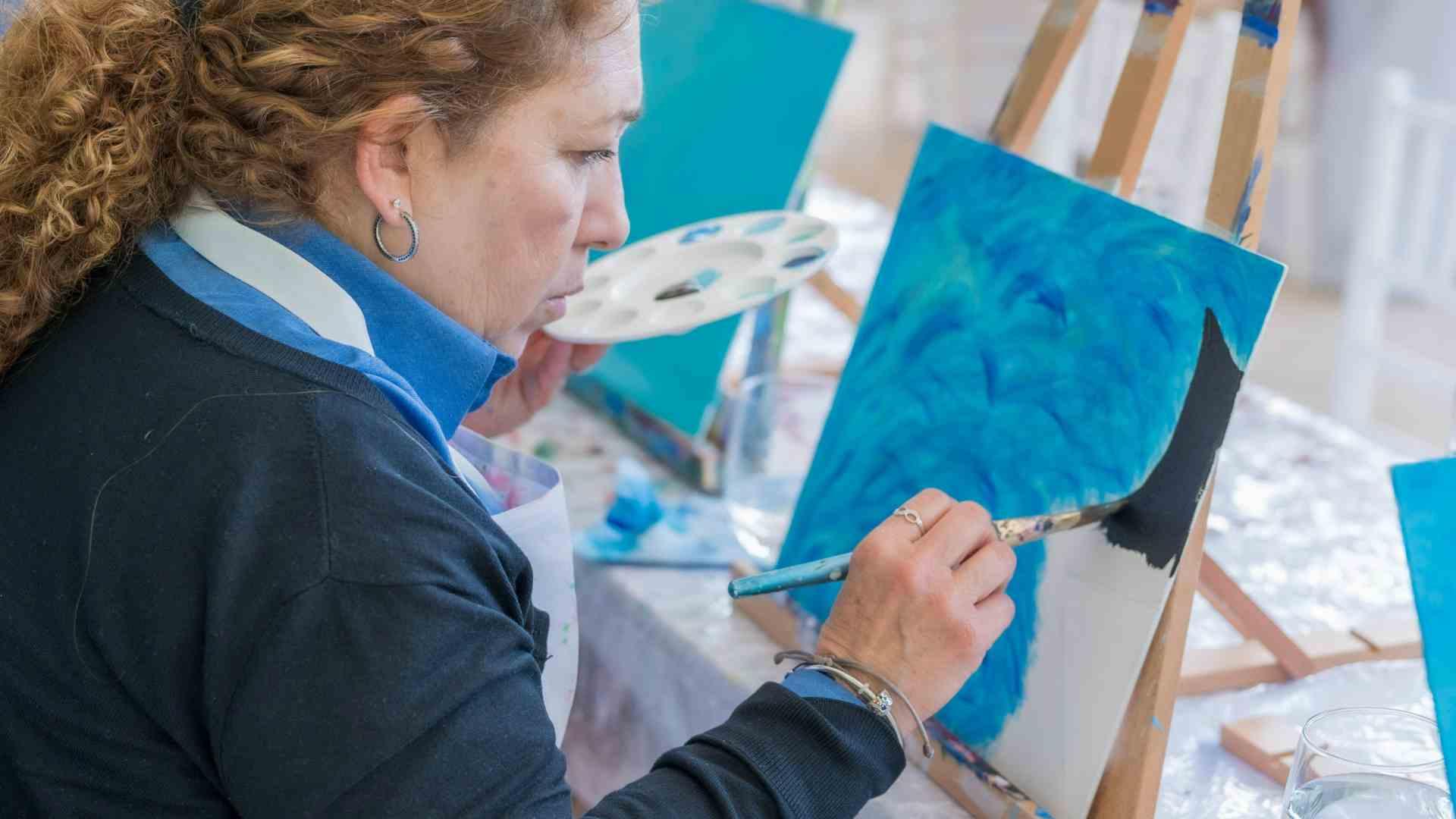 Virtual Team Painting Class
