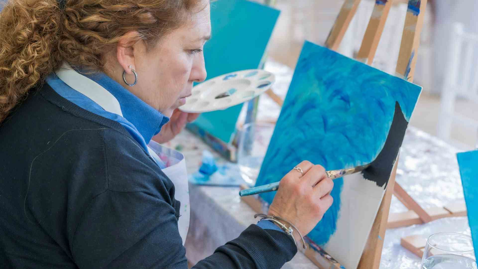 Virtual Team Painting Class