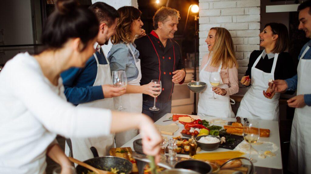 team building cooking