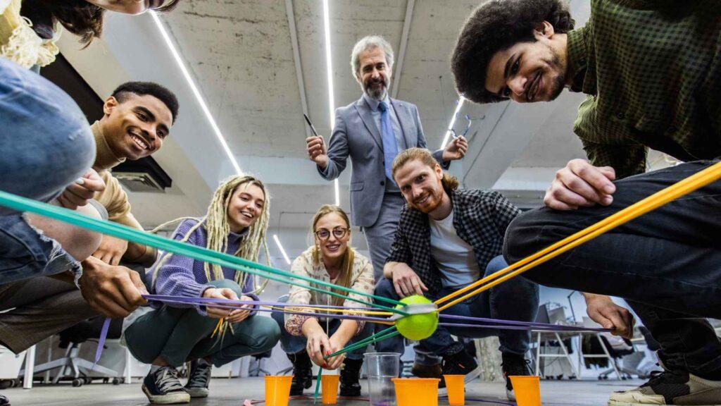 5 minute team building activities